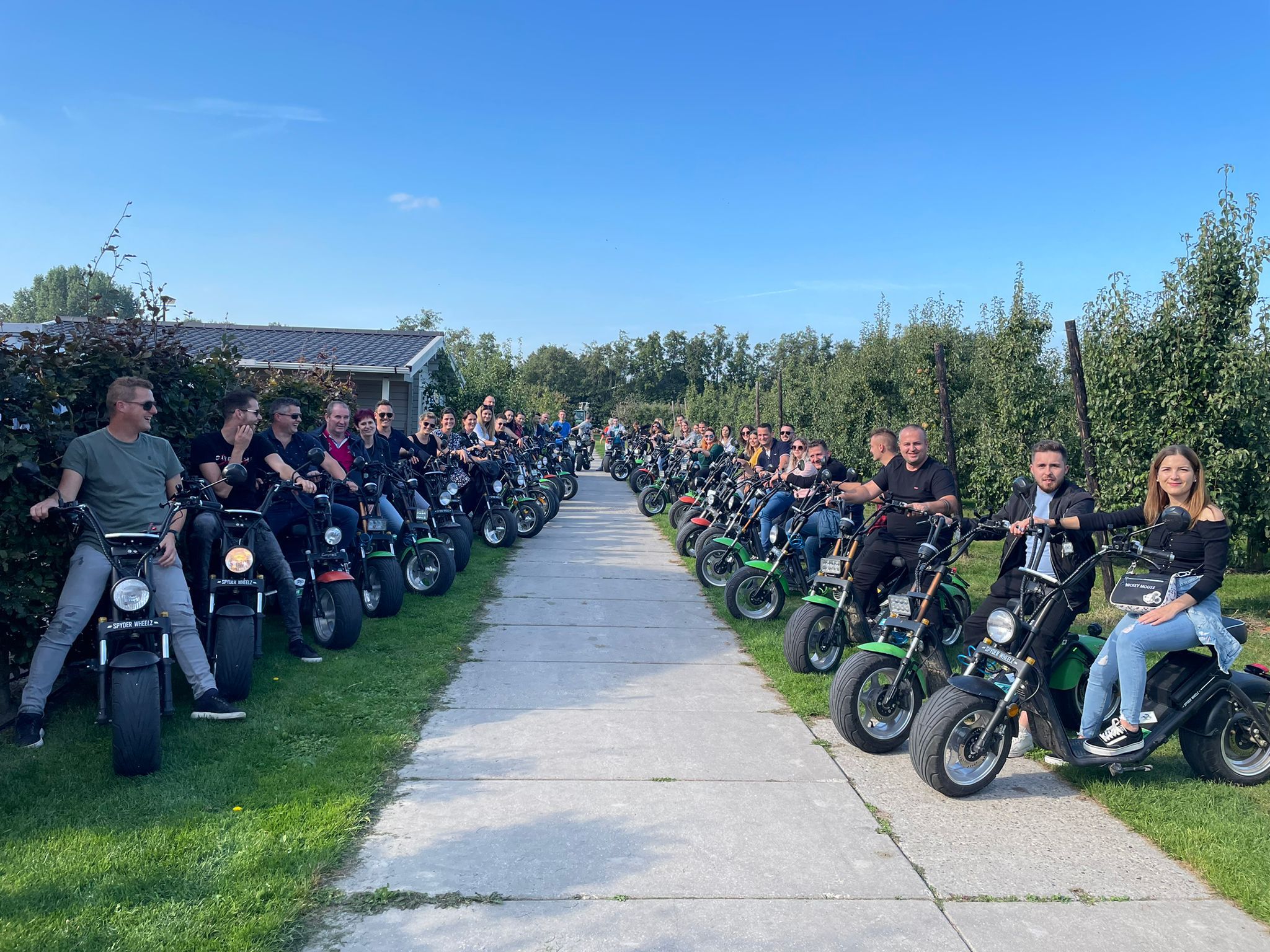 Personeelsfeest Scooter huren Zeeland