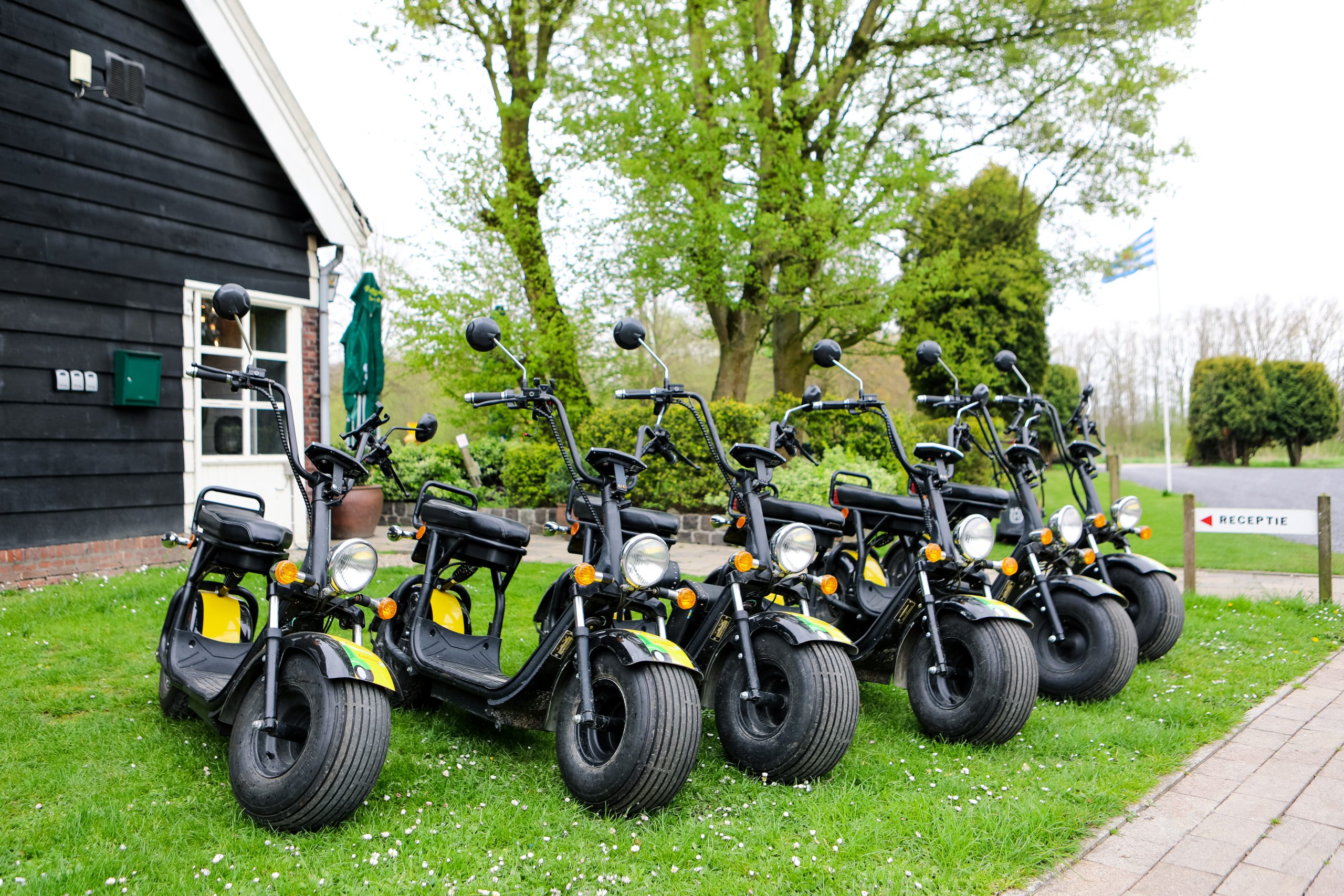 Camping den enkel e scooters